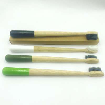 teeth cleaning  zero waste life style Bamboo Charcoal Toothbrush